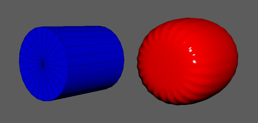 Subdivision Wavy Surface